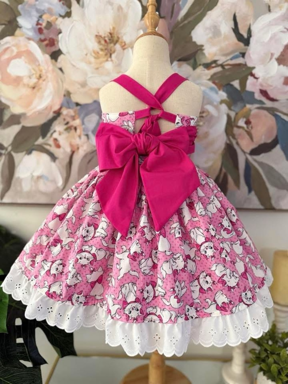 Disney Aristocats Inspired Marie Dress - Picture 3 of 3